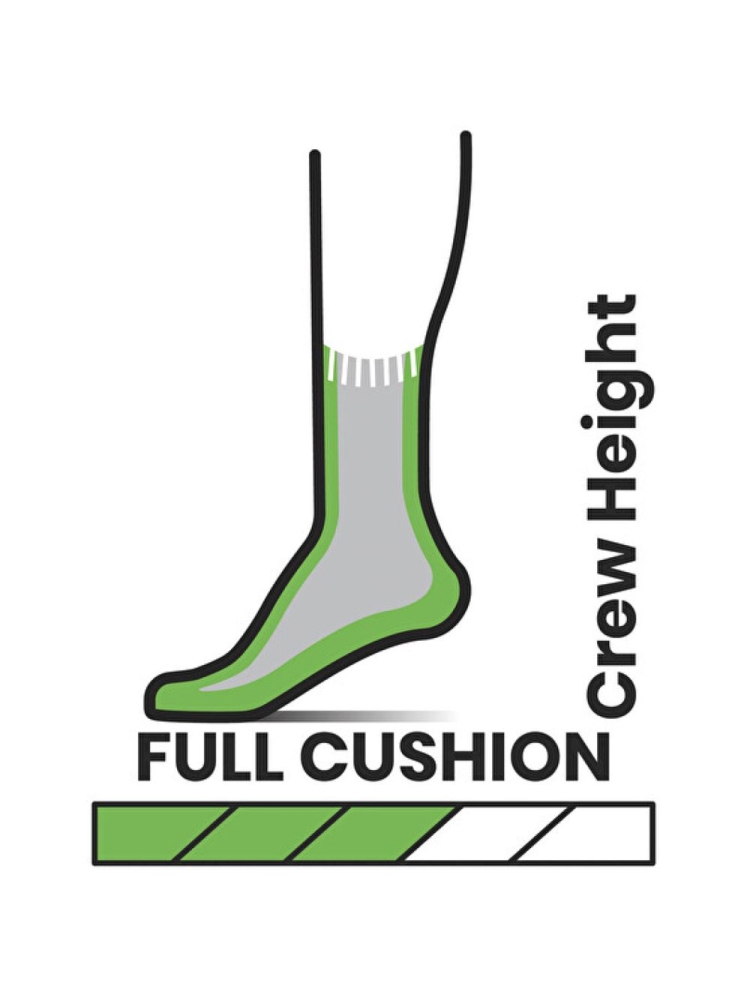 Smartwool Hike Full Cushion Crew Socks Light Grey SW0016180-391 sokken online bestellen bij Kathmandu Outdoor & Travel
