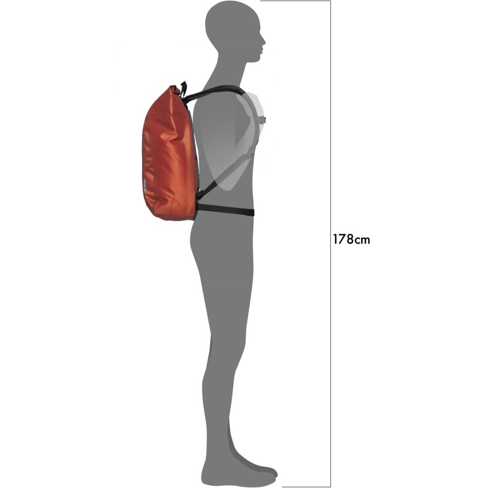 Ortlieb Velocity PS 23L Rooibos OR402007 dagrugzakken online bestellen bij Kathmandu Outdoor & Travel