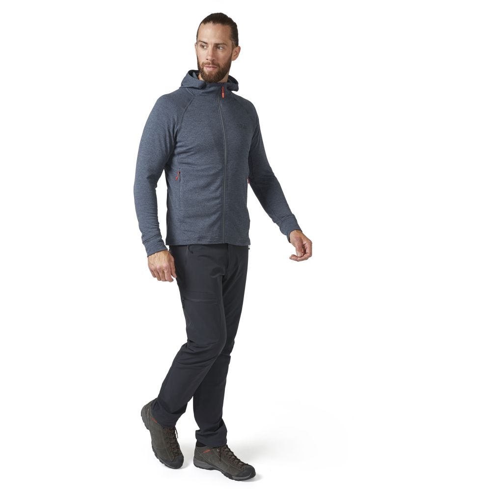 Rab Nexus Hoody Steel QFF-70-STE fleeces en truien online bestellen bij Kathmandu Outdoor & Travel