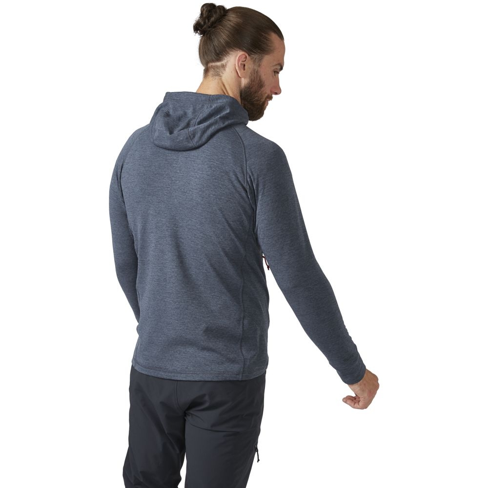 Rab Nexus Hoody Steel QFF-70-STE fleeces en truien online bestellen bij Kathmandu Outdoor & Travel