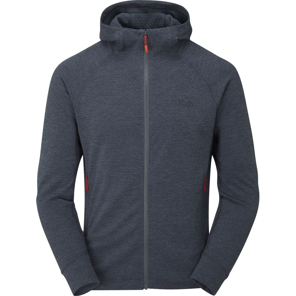 Rab Nexus Hoody Steel QFF-70-STE fleeces en truien online bestellen bij Kathmandu Outdoor & Travel