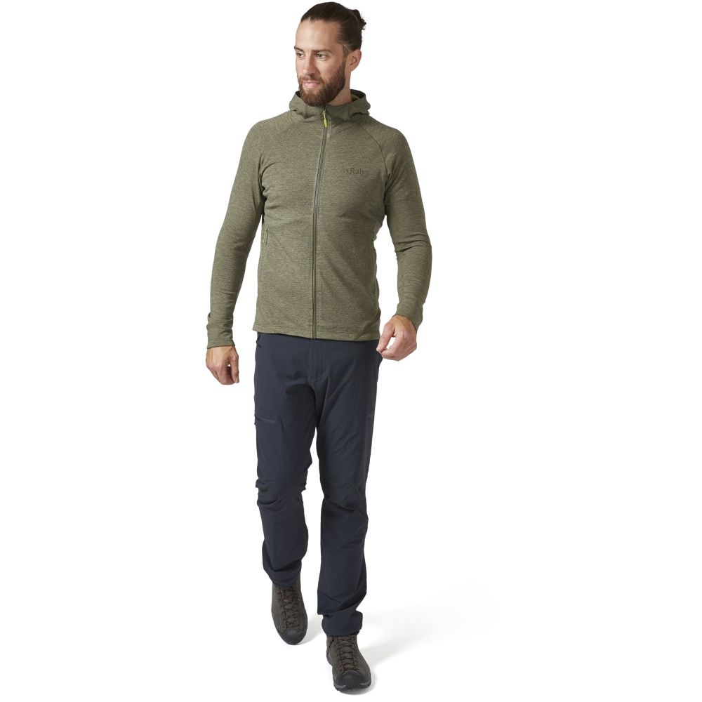 Rab Nexus Hoody Light Khaki QFF-70-LKH fleeces en truien online bestellen bij Kathmandu Outdoor & Travel