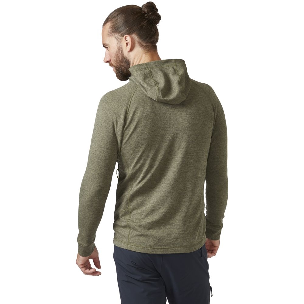 Rab Nexus Hoody Light Khaki QFF-70-LKH fleeces en truien online bestellen bij Kathmandu Outdoor & Travel