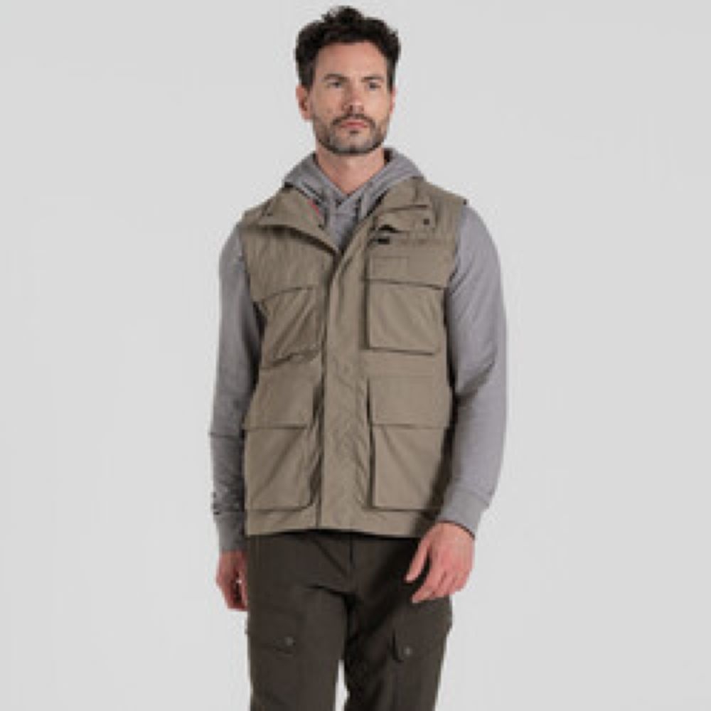 Craghoppers NosiLife Adv Gilet Pebble CMB830-62A jassen online bestellen bij Kathmandu Outdoor & Travel