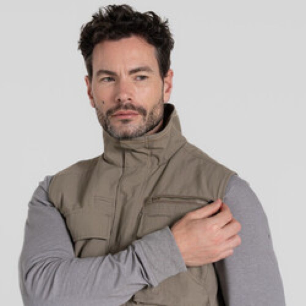 Craghoppers NosiLife Adv Gilet Pebble CMB830-62A jassen online bestellen bij Kathmandu Outdoor & Travel