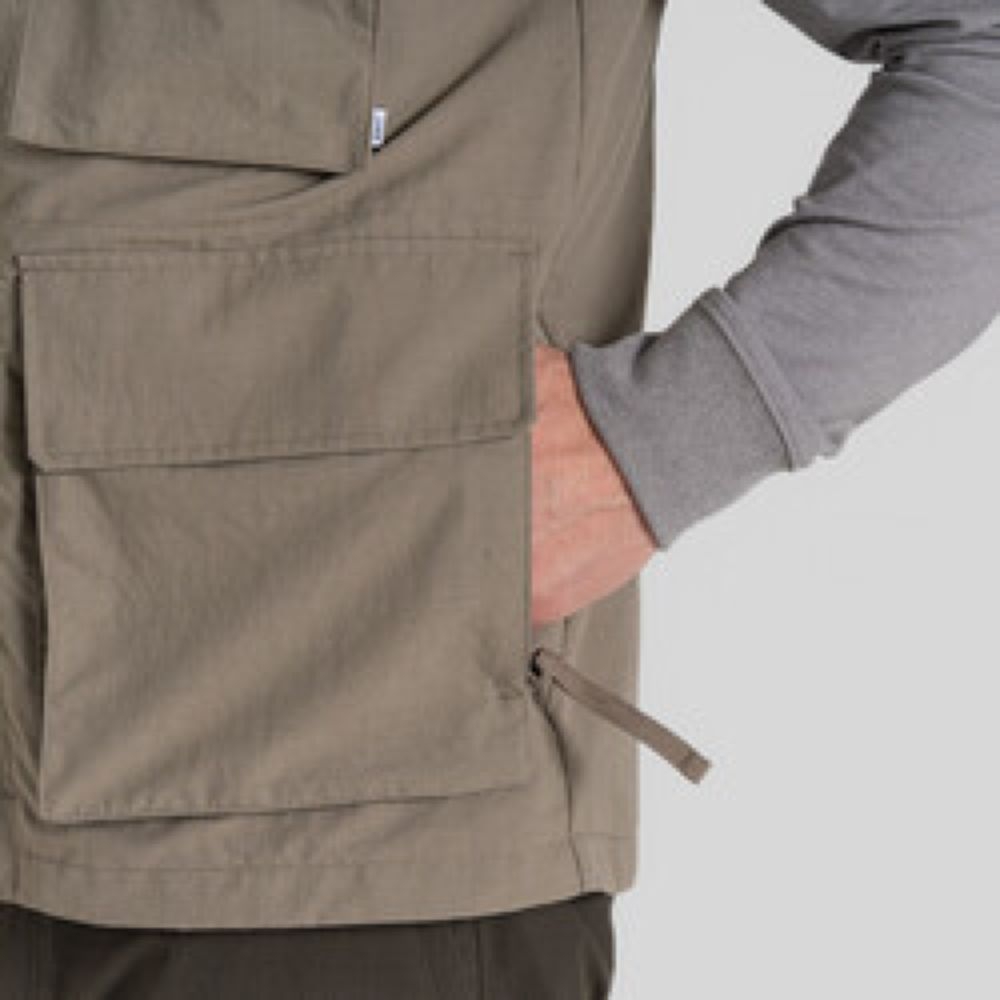 Craghoppers NosiLife Adv Gilet Pebble CMB830-62A jassen online bestellen bij Kathmandu Outdoor & Travel