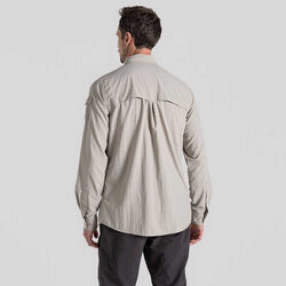 Craghoppers NosiLife Adv LS Shirt III Parchment CMS709-222 shirts en tops online bestellen bij Kathmandu Outdoor & Travel