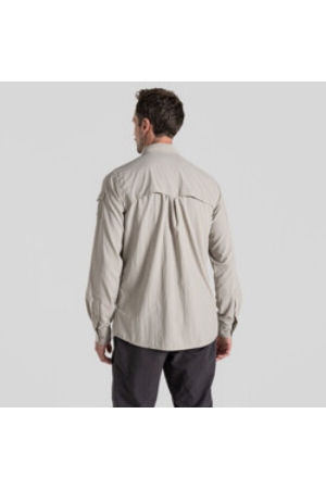Craghoppers NosiLife Adv LS Shirt III Parchment CMS709-222 shirts en tops online bestellen bij Kathmandu Outdoor & Travel