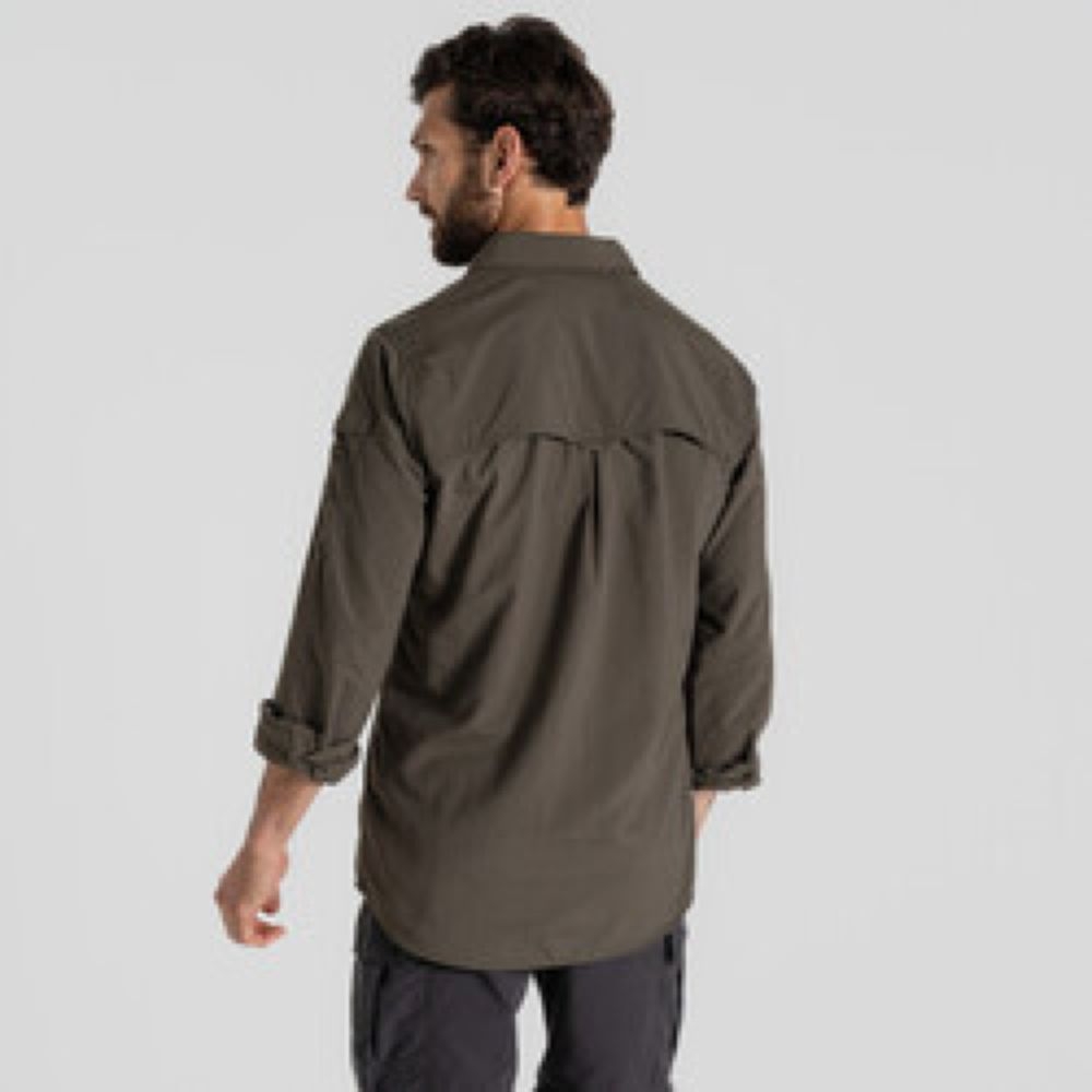 Craghoppers NosiLife Adv LS Shirt III WoodlandGrn CMS709-J77 shirts en tops online bestellen bij Kathmandu Outdoor & Travel