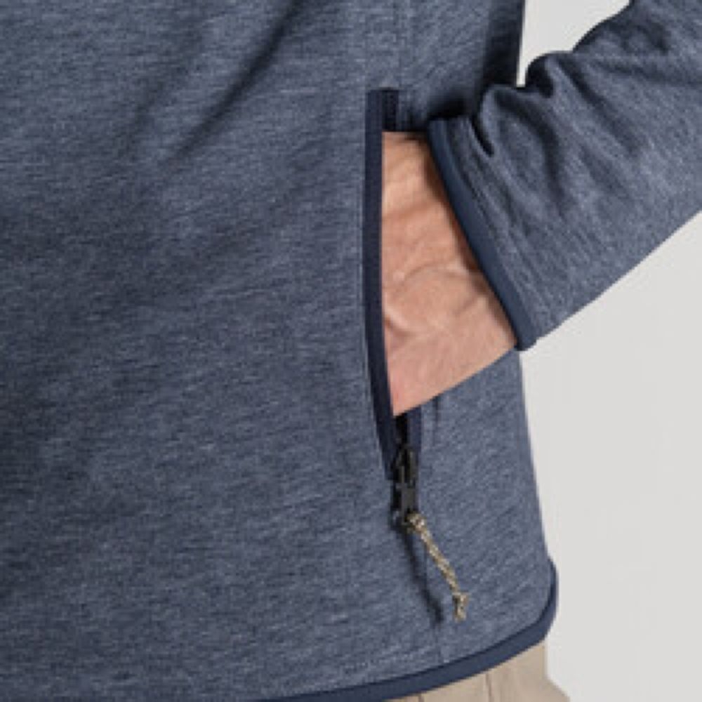 Craghoppers NosiLife Deft Hood Jkt Blue Navy Ml CMT1006-9I1 fleeces en truien online bestellen bij Kathmandu Outdoor & Travel