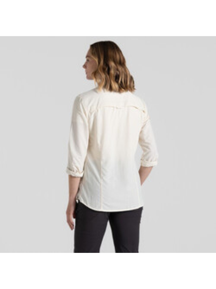 Craghoppers NosiLife Adv LS Shirt III Women's Sea Salt CWS534-33A shirts en tops online bestellen bij Kathmandu Outdoor & Travel