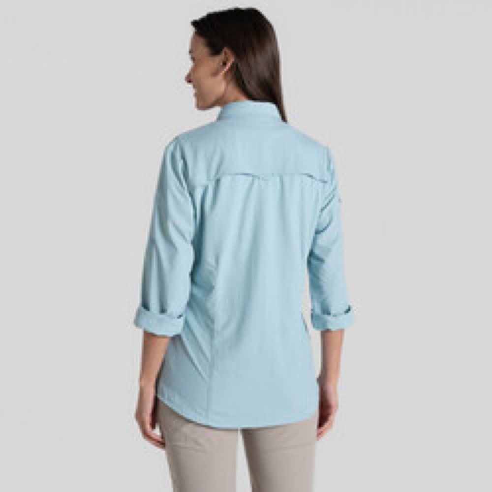 Craghoppers NosiLife Adv LS Shirt III Women's Sky Blue CWS534-EUQ shirts en tops online bestellen bij Kathmandu Outdoor & Travel