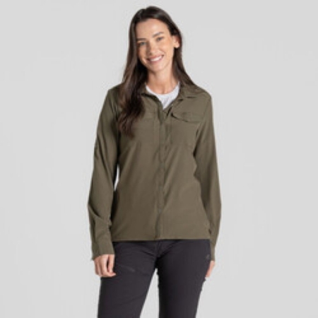 Craghoppers  NosiLife LS Pro Shirt II Women's Wild Olive
