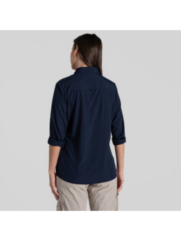 Craghoppers NosiLife Freeda LS Shirt Women's Blue Navy CWS543-7V1 shirts en tops online bestellen bij Kathmandu Outdoor & Travel