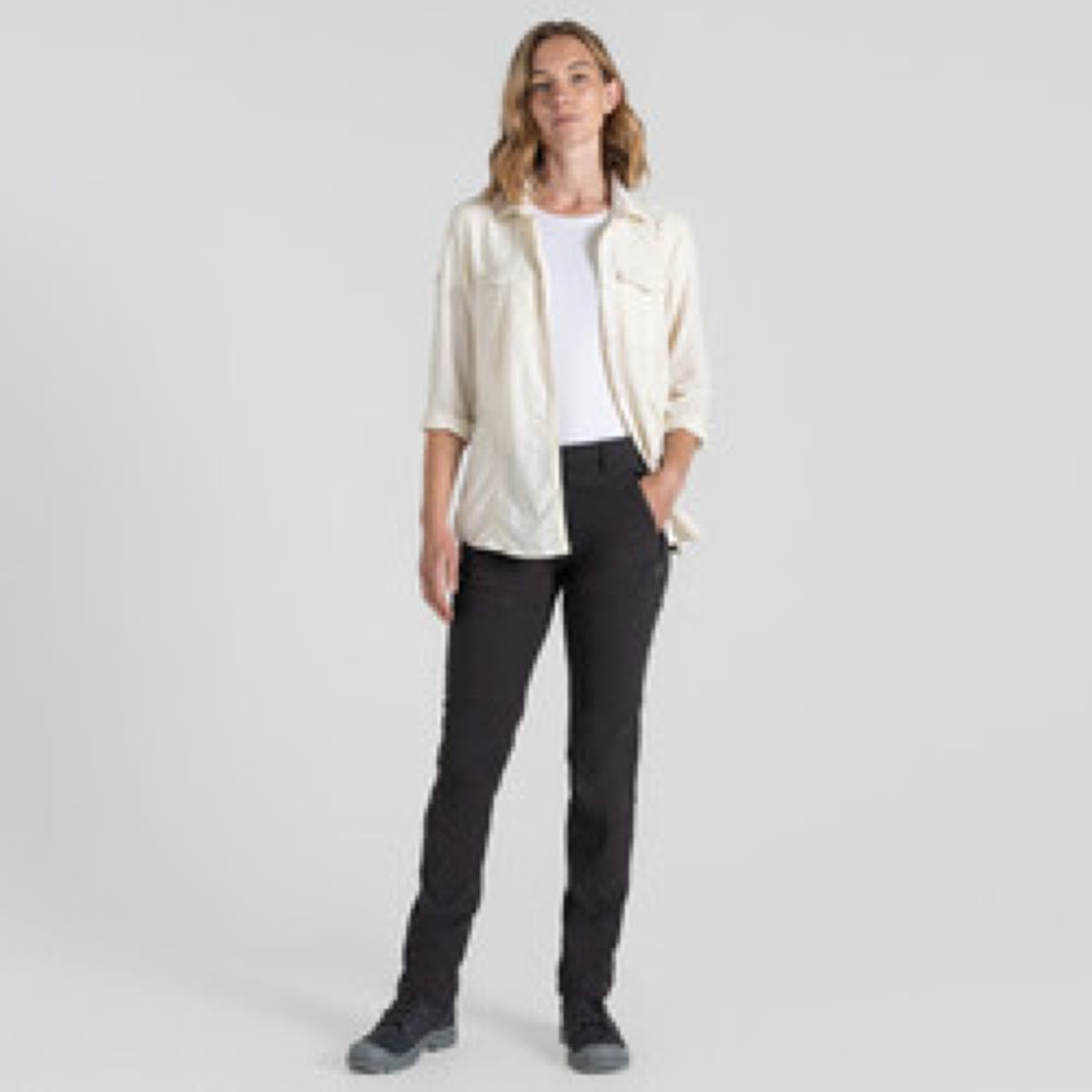 Craghoppers NosiLife Pro Trousers II Long Women's  Charcoal CWJ1373-821 broeken online bestellen bij Kathmandu Outdoor & Travel