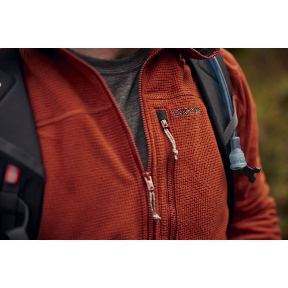Craghoppers NosiLife Spry Jacket Red Beach CMA1383-USJ fleeces en truien online bestellen bij Kathmandu Outdoor & Travel