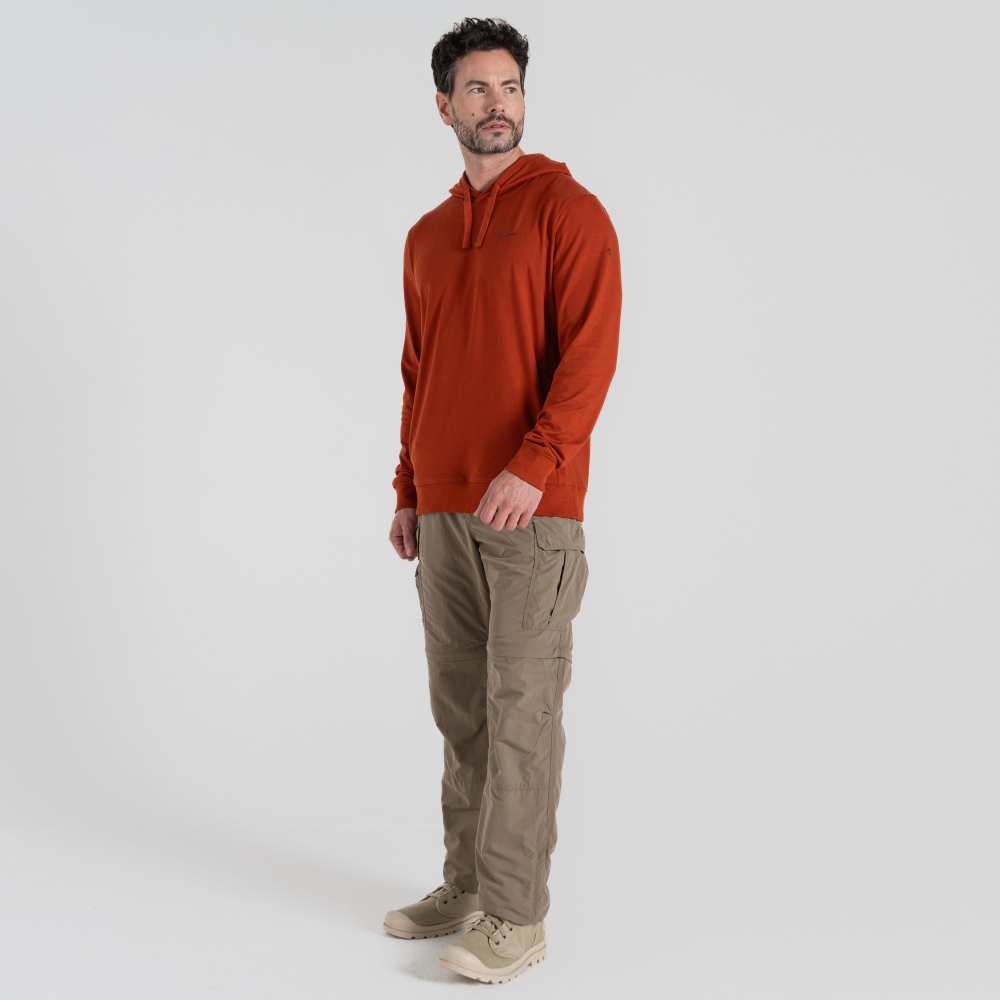 Craghoppers NosiLife Tagus Hood Top Red Beach CMT1014-USJ shirts en tops online bestellen bij Kathmandu Outdoor & Travel