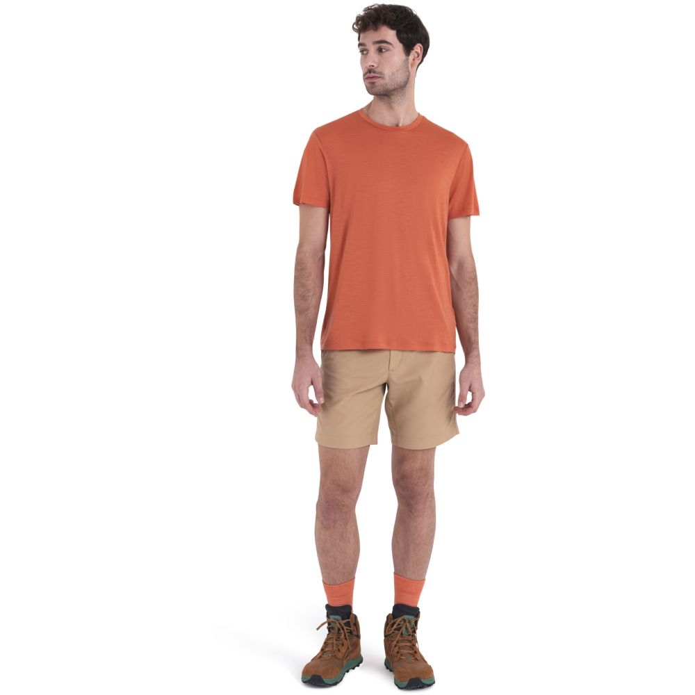 Icebreaker Mer 150 Tech Lite III SS Tee Ember 0A56WLX-021 shirts en tops online bestellen bij Kathmandu Outdoor & Travel
