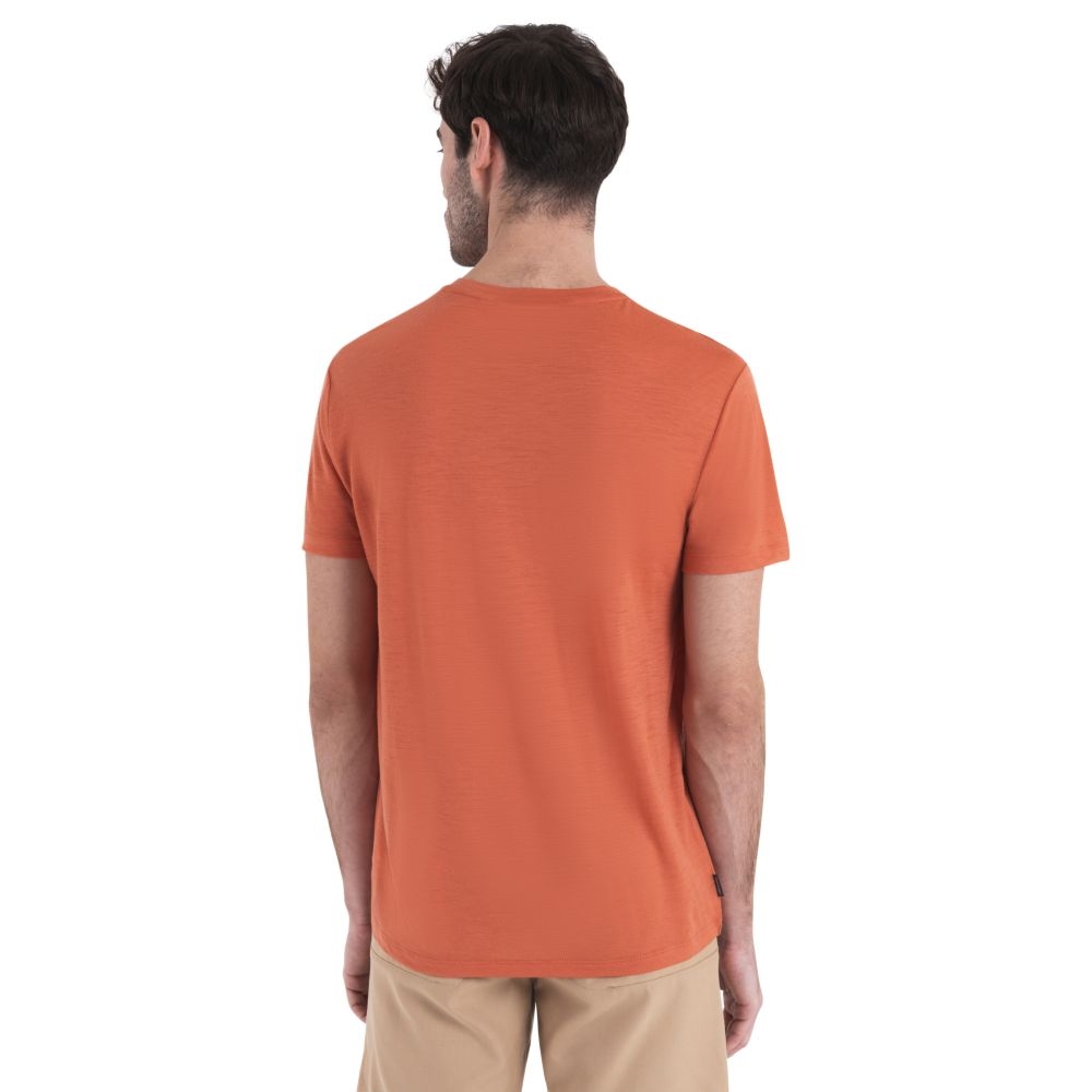 Icebreaker Mer 150 Tech Lite III SS Tee Ember 0A56WLX-021 shirts en tops online bestellen bij Kathmandu Outdoor & Travel