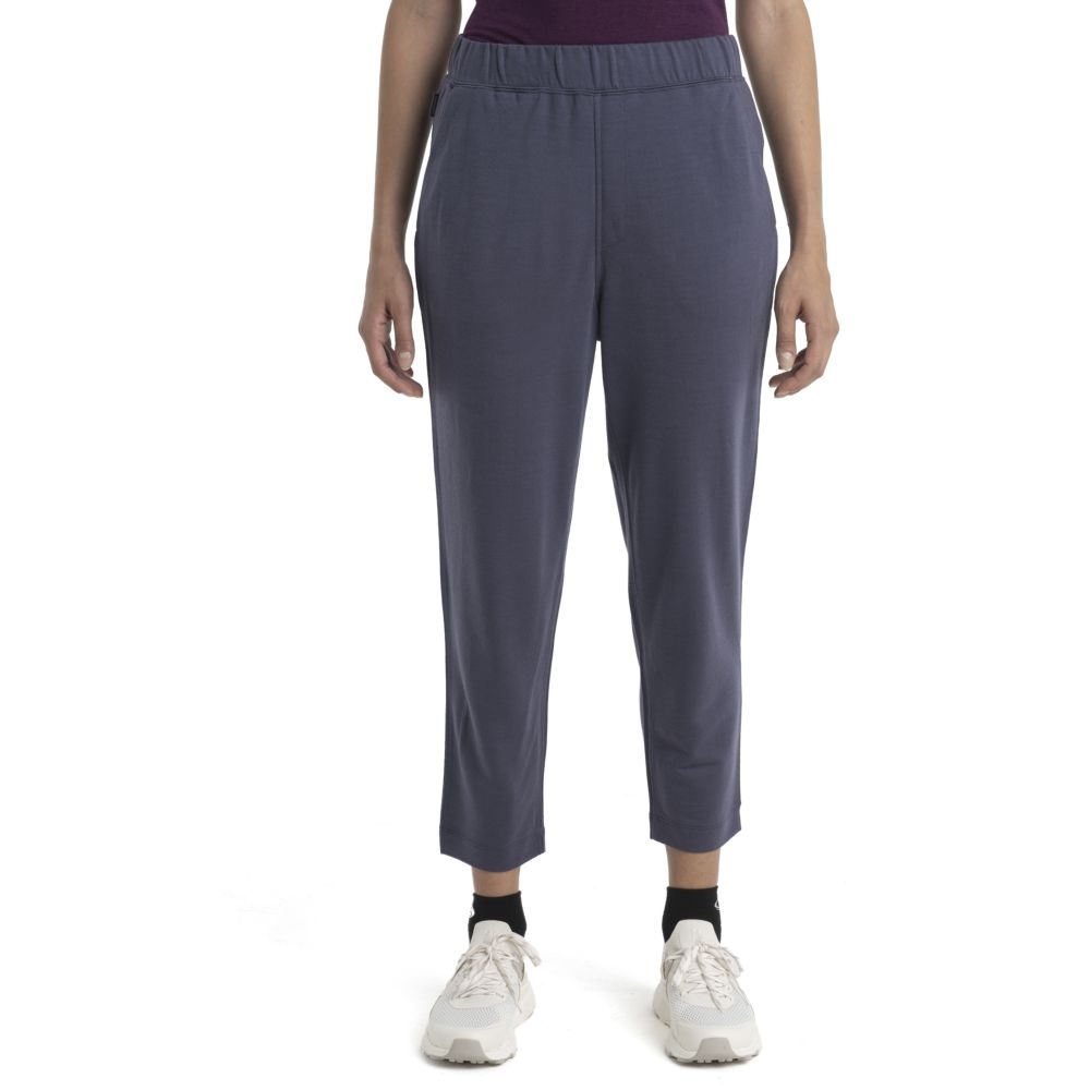 Icebreaker Merino Crush II Ankle Pants Women's Graphite 0A56T78-841 broeken online bestellen bij Kathmandu Outdoor & Travel