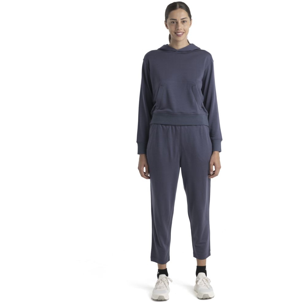 Icebreaker Merino Crush II Ankle Pants Women's Graphite 0A56T78-841 broeken online bestellen bij Kathmandu Outdoor & Travel