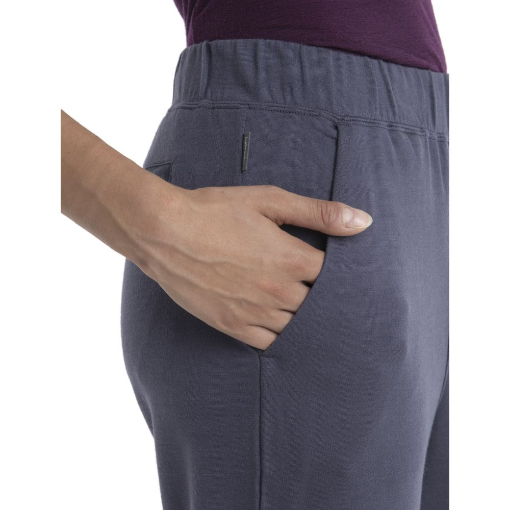Icebreaker Merino Crush II Ankle Pants Women's Graphite 0A56T78-841 broeken online bestellen bij Kathmandu Outdoor & Travel