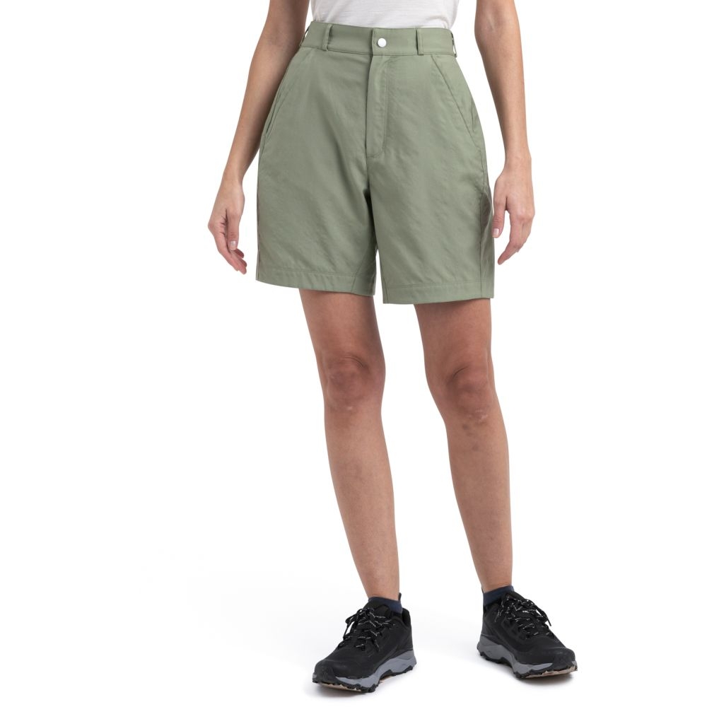 Icebreaker Hike Shorts Women's Lichen 0A56MPA-741 broeken online bestellen bij Kathmandu Outdoor & Travel