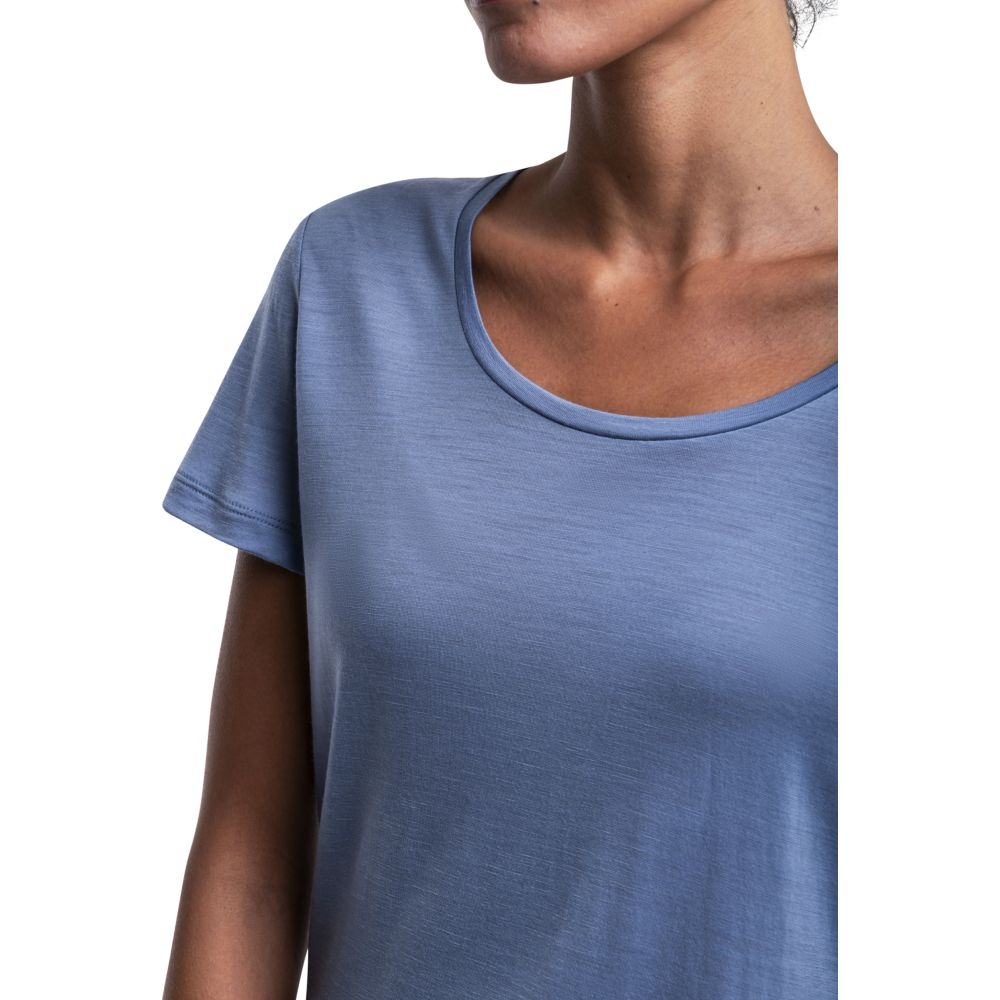 Icebreaker Merino 125 Cool-Lite Sphere III SS Scoop Women's Kyanite 0A56ZP8-851 shirts en tops online bestellen bij Kathmandu Outdoor & Travel