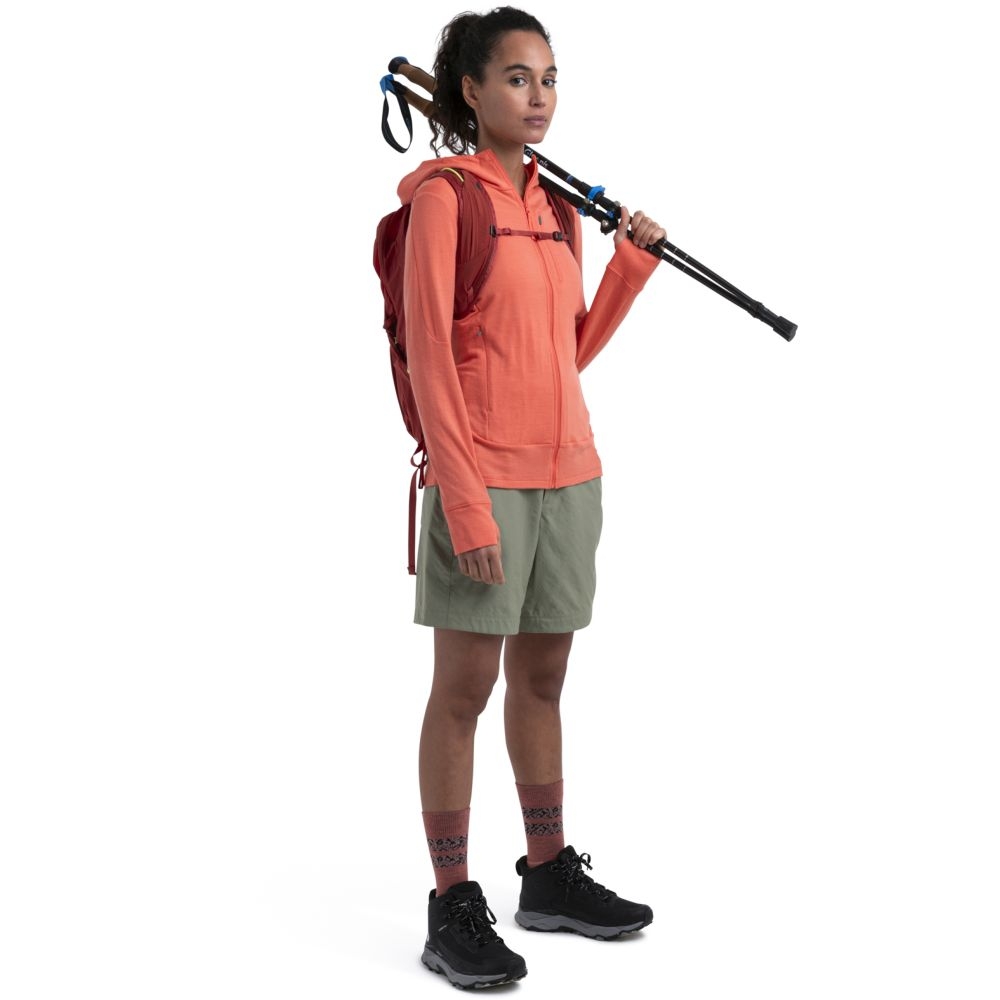 Icebreaker Merino 260 Quantum IV Women's Tang 0A56XRB-751 fleeces en truien online bestellen bij Kathmandu Outdoor & Travel