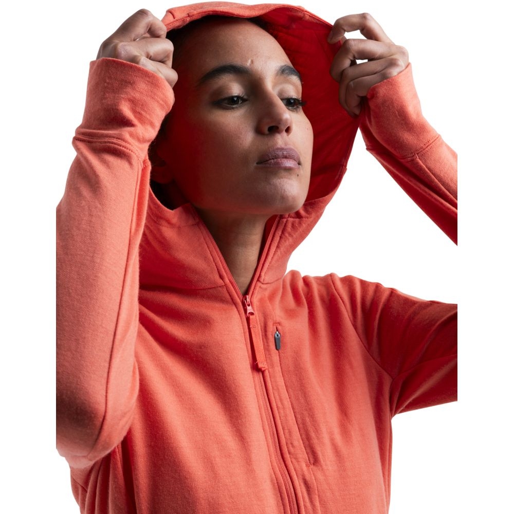 Icebreaker Merino 260 Quantum IV Women's Tang 0A56XRB-751 fleeces en truien online bestellen bij Kathmandu Outdoor & Travel