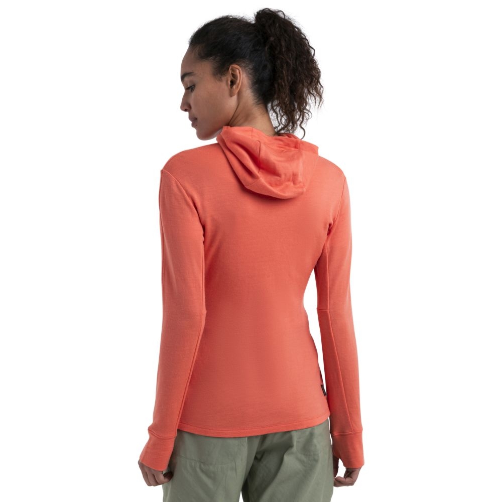 Icebreaker Merino 260 Quantum IV Women's Tang 0A56XRB-751 fleeces en truien online bestellen bij Kathmandu Outdoor & Travel