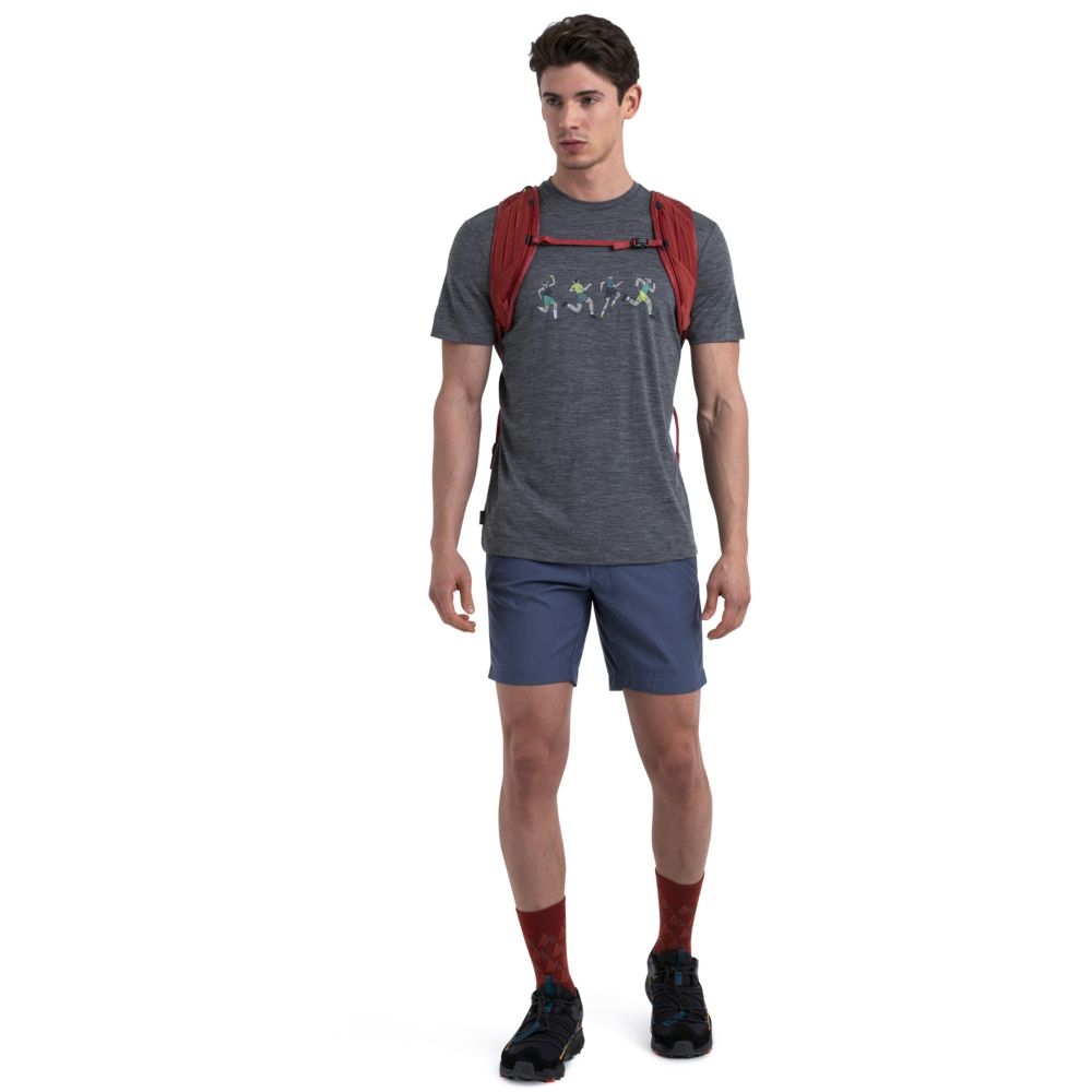 Icebreaker Hike Shorts Dawn 0A56MHA-761 broeken online bestellen bij Kathmandu Outdoor & Travel