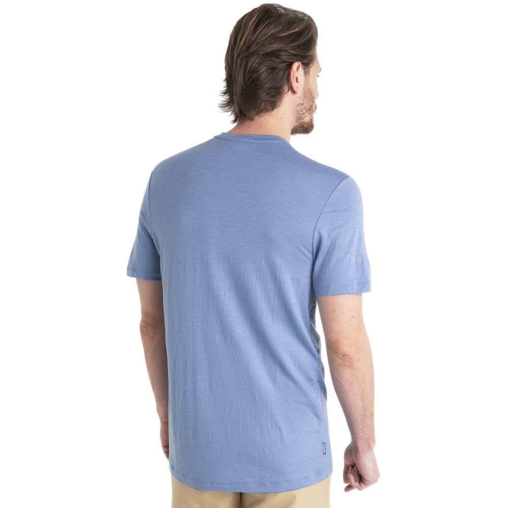 Icebreaker Merino 150 Tech Lite III SS Tee Van Camp Kyanite 0A56WR8-851 shirts en tops online bestellen bij Kathmandu Outdoor & Travel