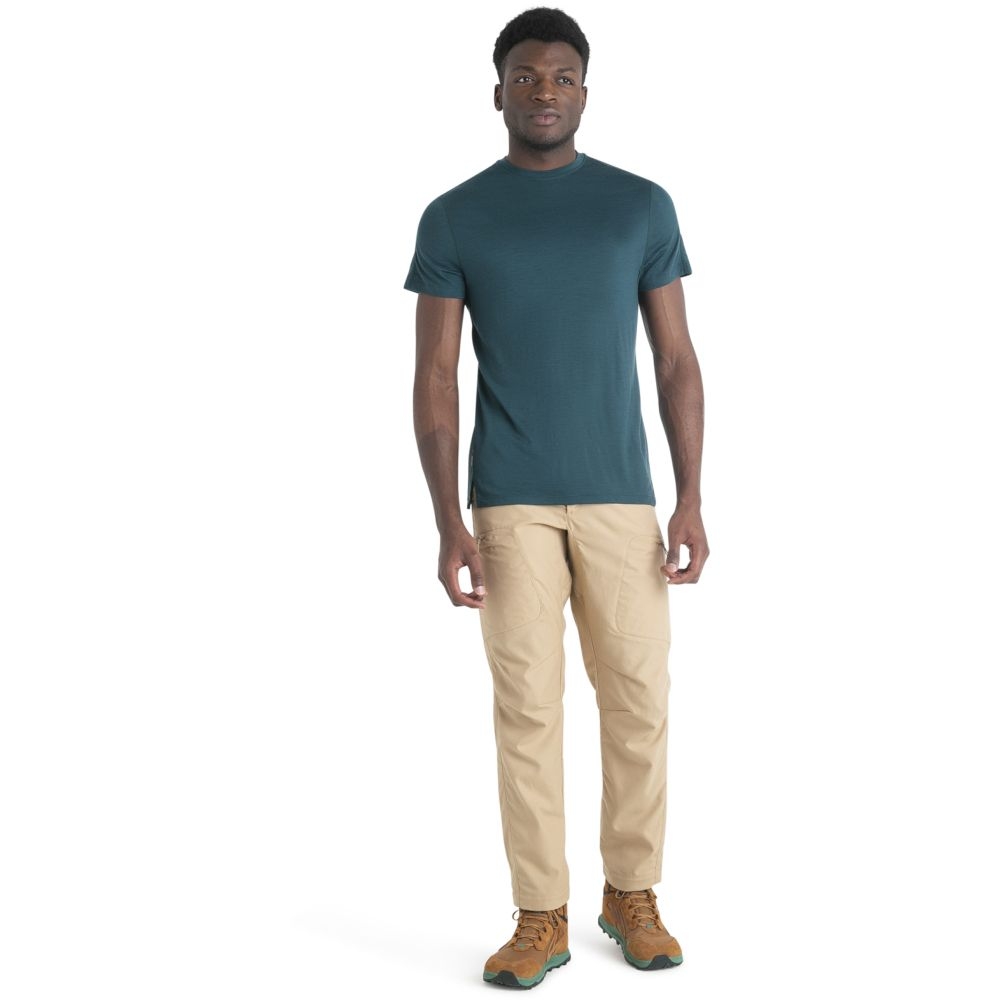 Icebreaker Merino 150 Ace SS Tee Fathom Grn 0A56X8A-771 shirts en tops online bestellen bij Kathmandu Outdoor & Travel