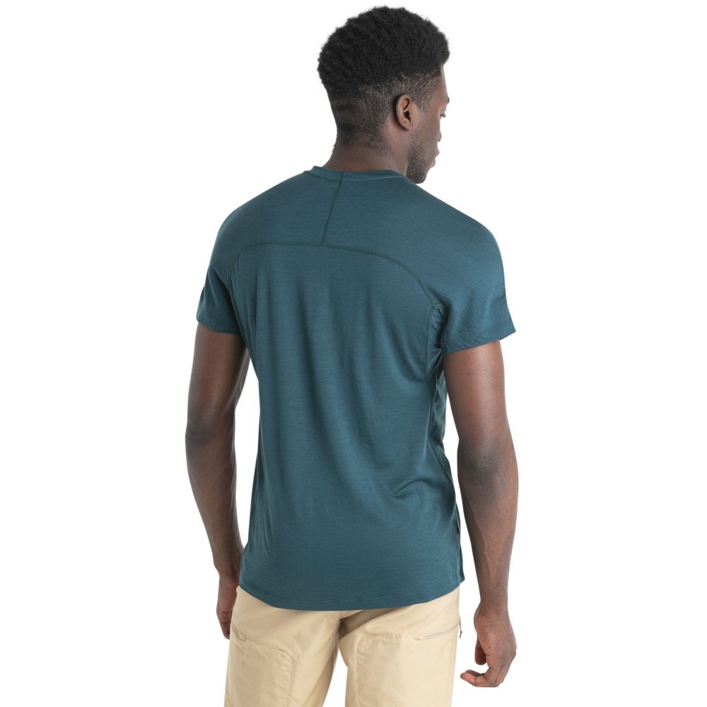 Icebreaker Merino 150 Ace SS Tee Fathom Grn 0A56X8A-771 shirts en tops online bestellen bij Kathmandu Outdoor & Travel