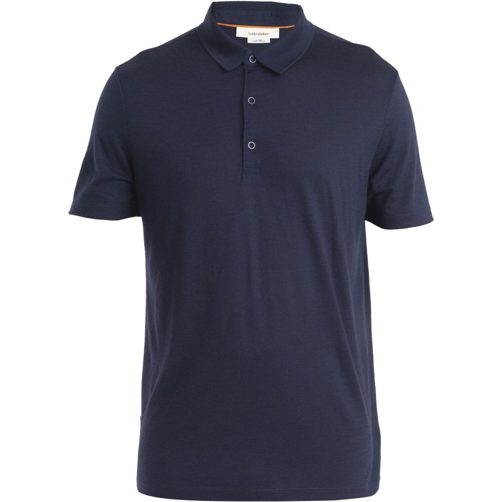 Icebreaker Merino 150 Tech Lite III SS Polo Midnight Navy 0A56WK4-011 shirts en tops online bestellen bij Kathmandu Outdoor & Travel