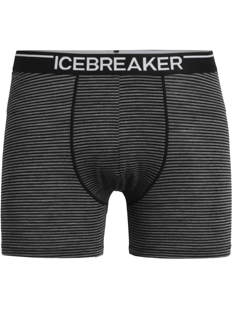 Icebreaker Anatomica Boxers  Gritstone Hthr/Black/S 1030290-381 onderkleding/thermokleding online bestellen bij Kathmandu Outdoor & Travel