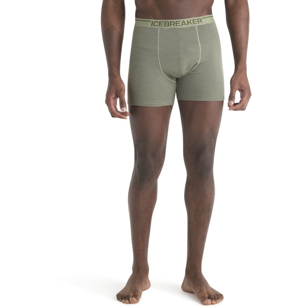 Icebreaker Anatomica Boxers  Lichen/Loden/S 103029A-851 onderkleding/thermokleding online bestellen bij Kathmandu Outdoor & Travel