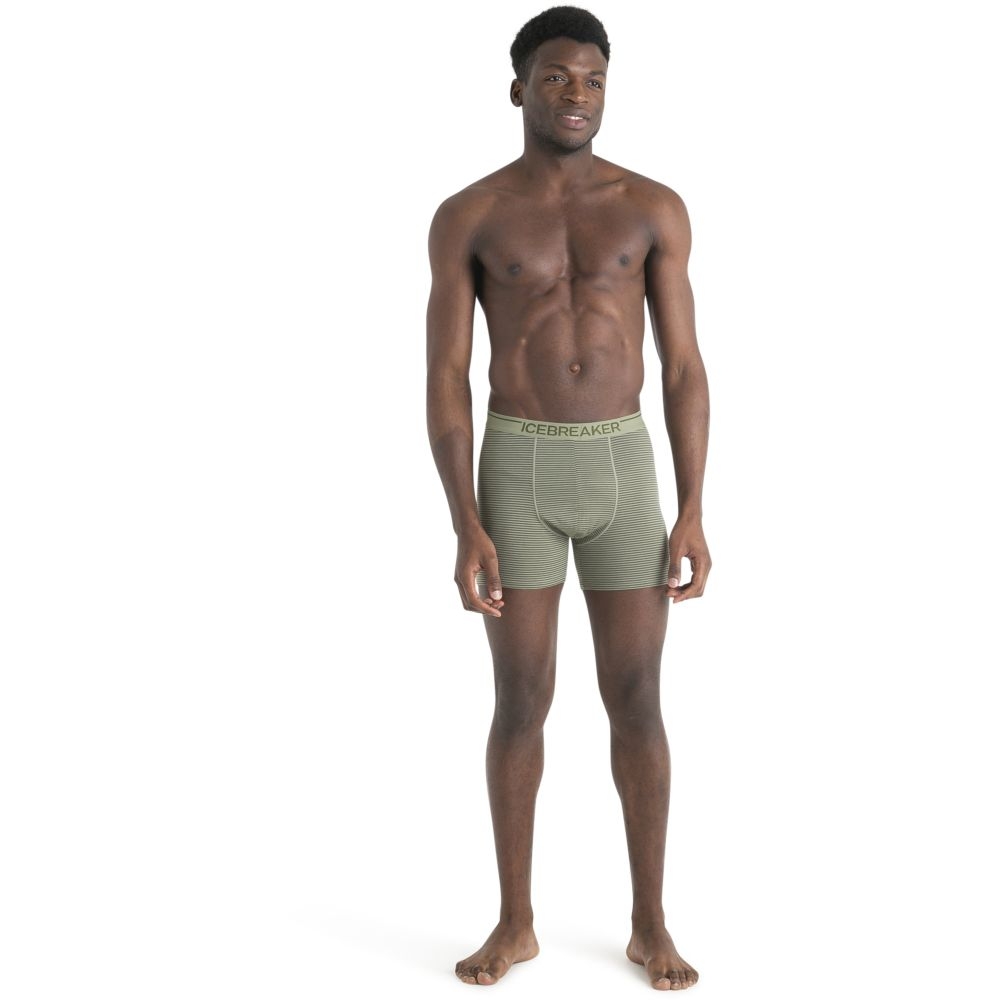 Icebreaker Anatomica Boxers  Lichen/Loden/S 103029A-851 onderkleding/thermokleding online bestellen bij Kathmandu Outdoor & Travel