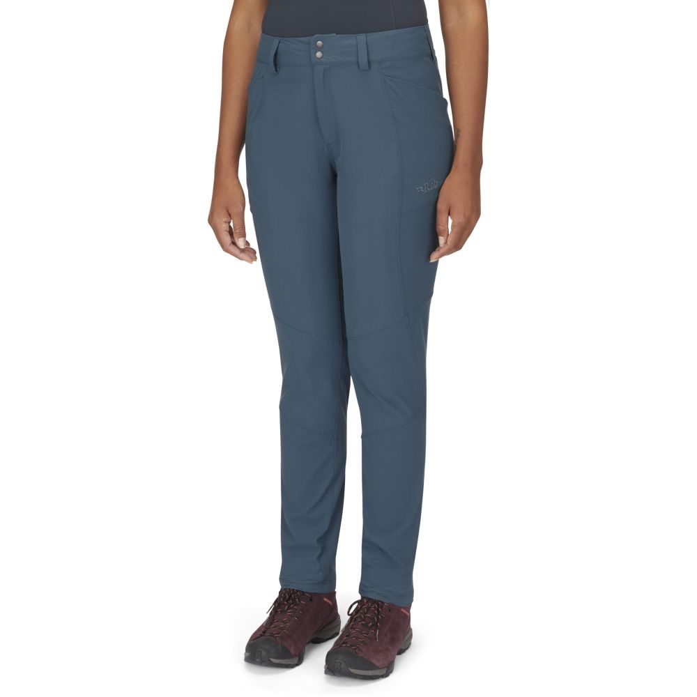 Rab Incline Light Pants Regular Women's Orion Blue QFV-06-ORB broeken online bestellen bij Kathmandu Outdoor & Travel