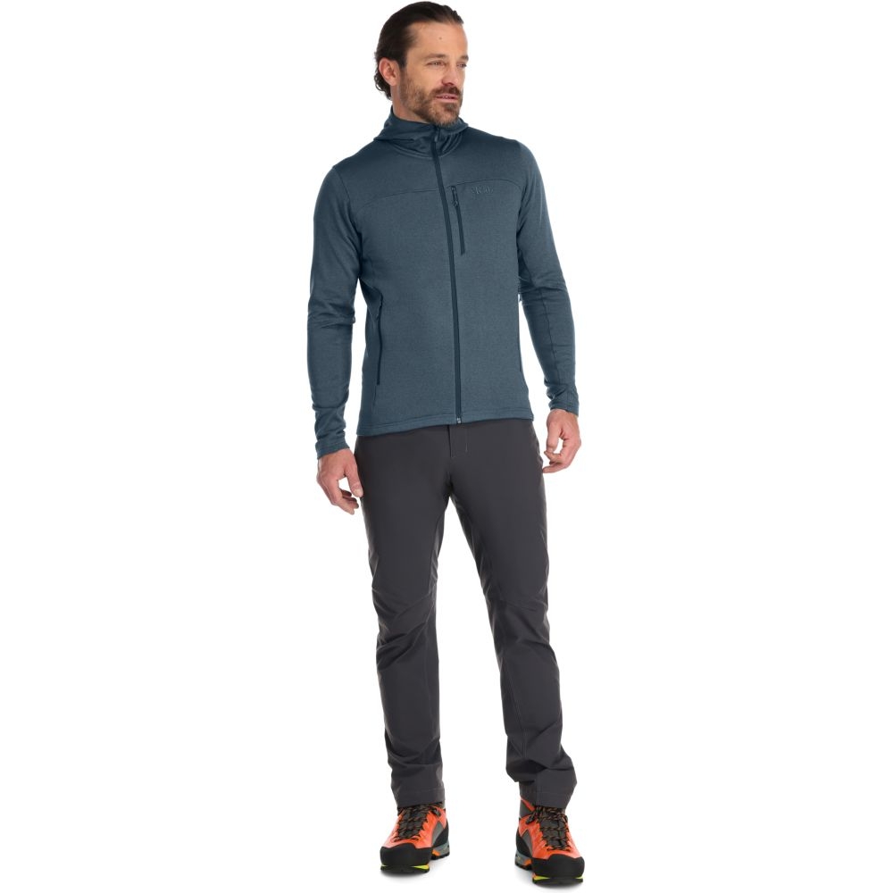 Rab Graviton Hoody Orion Blue QFF-55-ORB fleeces en truien online bestellen bij Kathmandu Outdoor & Travel