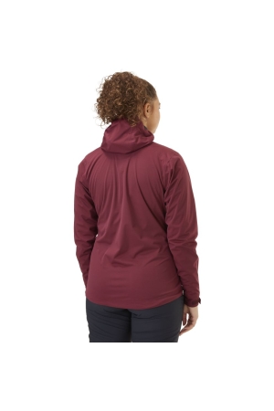 Rab Kinetic 2.0 Jacket Women's Deep Heather QWG-75-DEH jassen online bestellen bij Kathmandu Outdoor & Travel