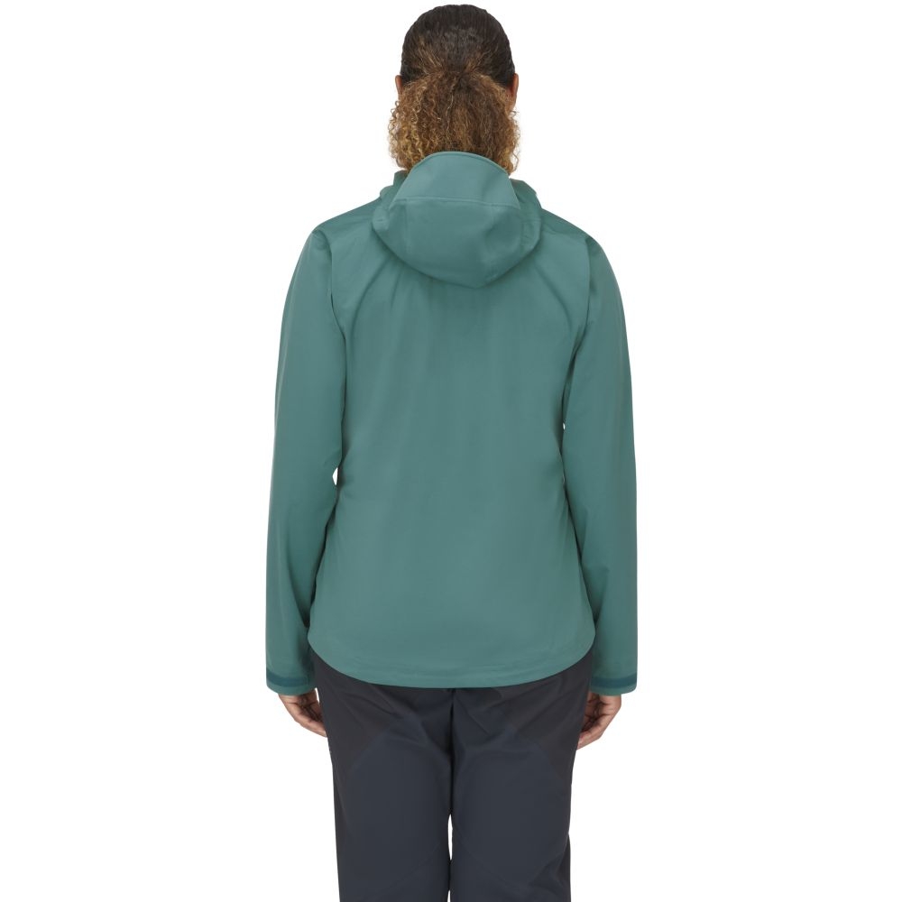 Rab Kinetic 2.0 Jacket Women's Eucalyptus QWG-75-EUC jassen online bestellen bij Kathmandu Outdoor & Travel