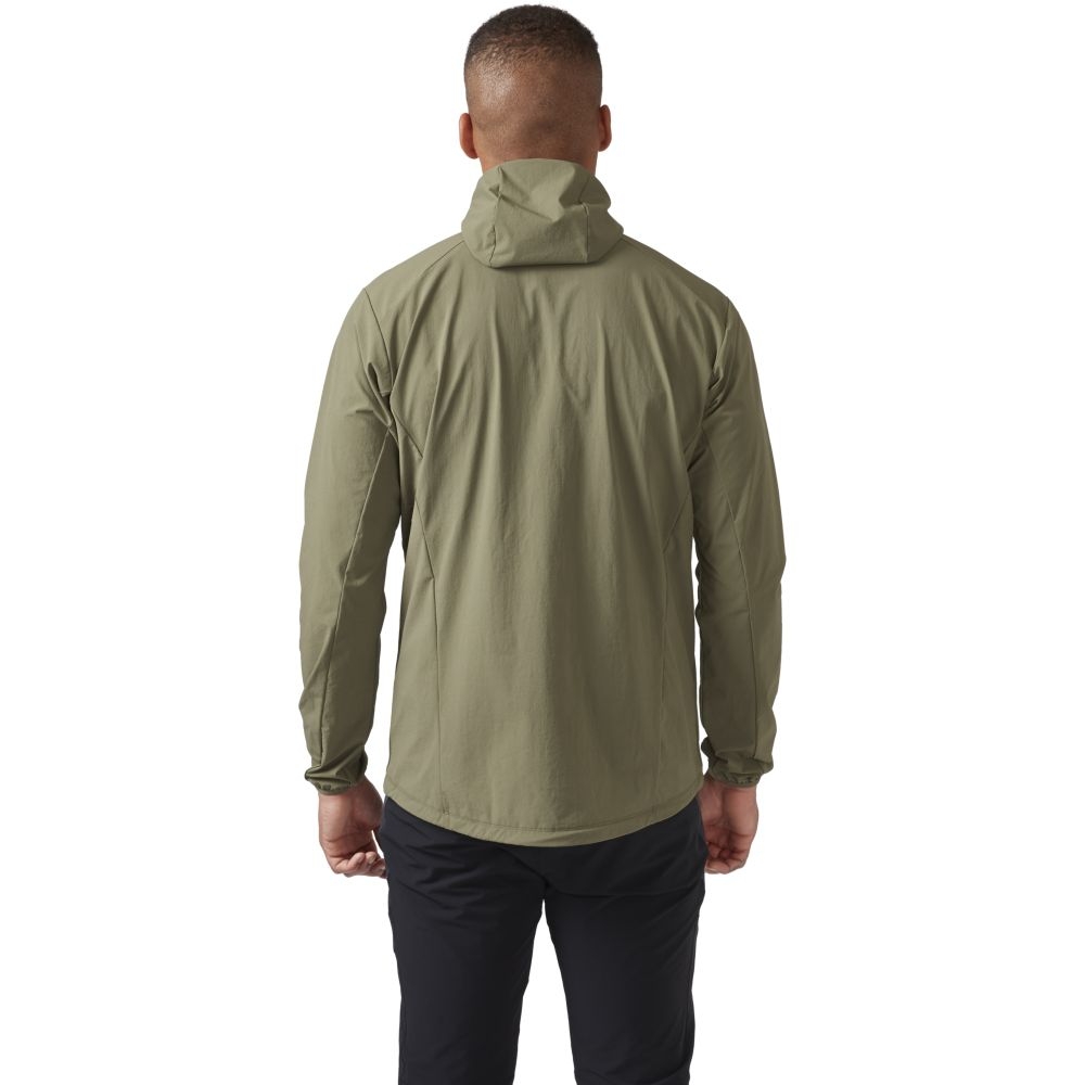 Rab Borealis Jacket Light Khaki QWS-35-LKH jassen online bestellen bij Kathmandu Outdoor & Travel