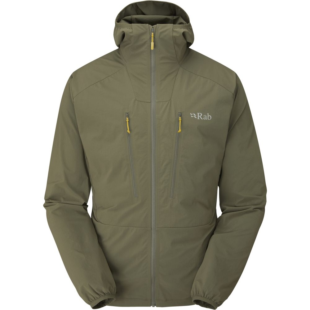 Rab Borealis Jacket Light Khaki QWS-35-LKH jassen online bestellen bij Kathmandu Outdoor & Travel