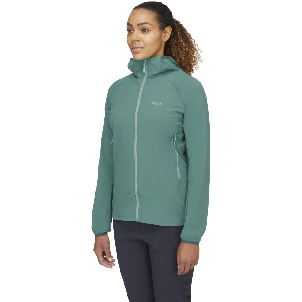 Rab Borealis Jacket Women's Eucalyptus QWS-39-EUC jassen online bestellen bij Kathmandu Outdoor & Travel