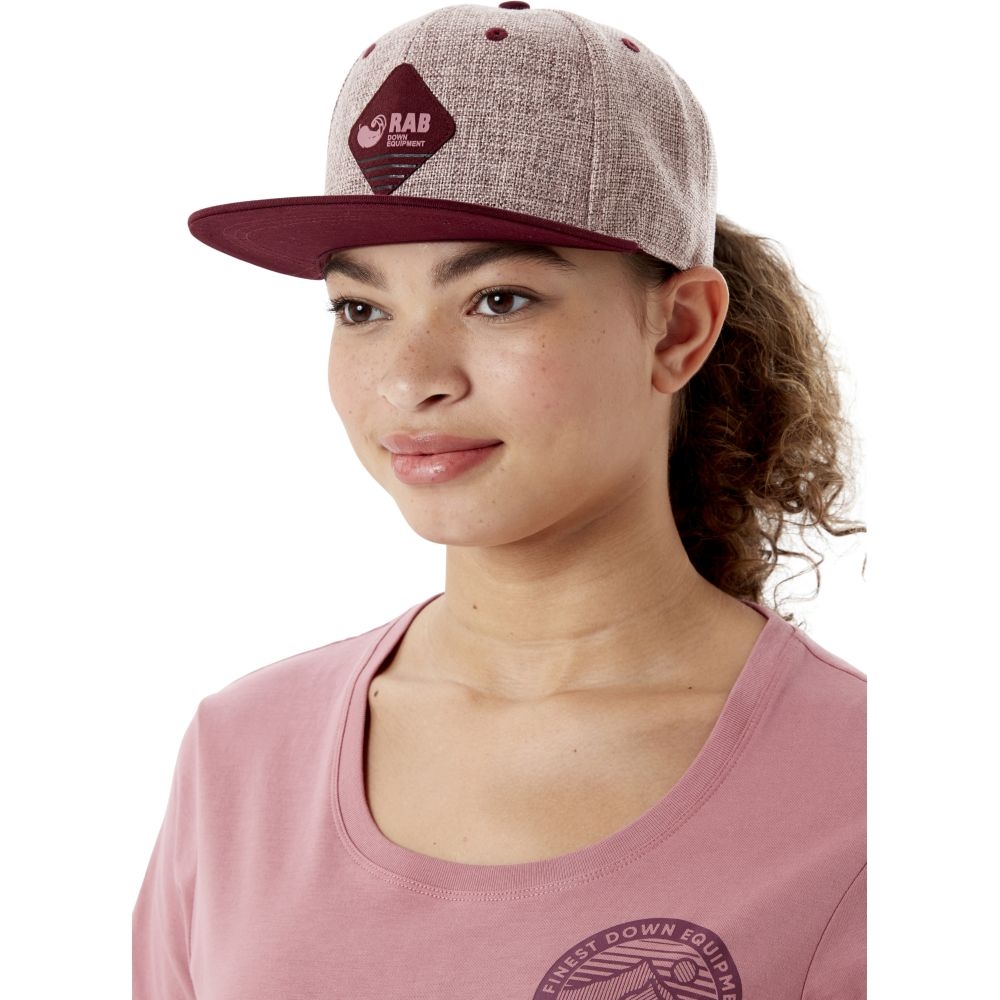 Rab Flatiron Badge Cap Heather QAB-03-HT kleding accessoires online bestellen bij Kathmandu Outdoor & Travel
