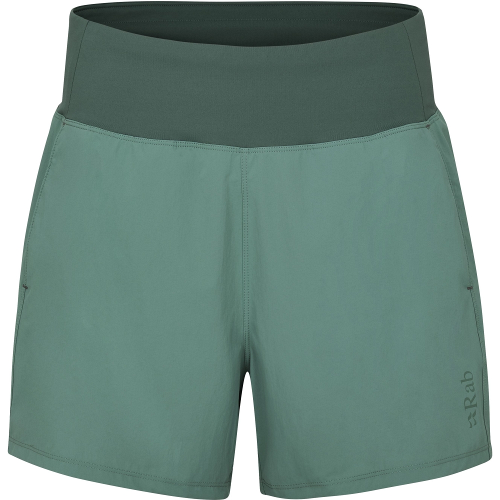 Rab Momentum Shorts Women's Eucalyptus QFV-30-EUC broeken online bestellen bij Kathmandu Outdoor & Travel