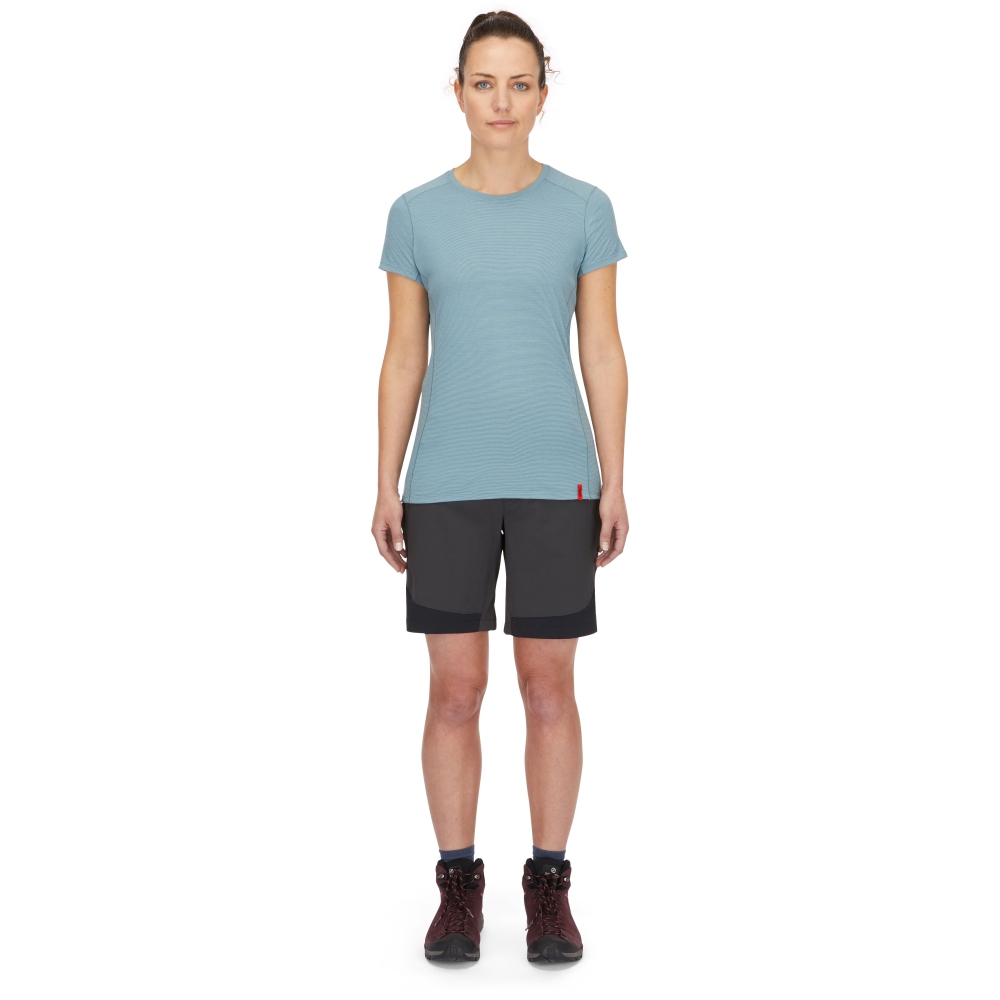 Rab Torque Mountain Shorts 8 Inch Women's Anthracite/Black QFV-97-ANB broeken online bestellen bij Kathmandu Outdoor & Travel