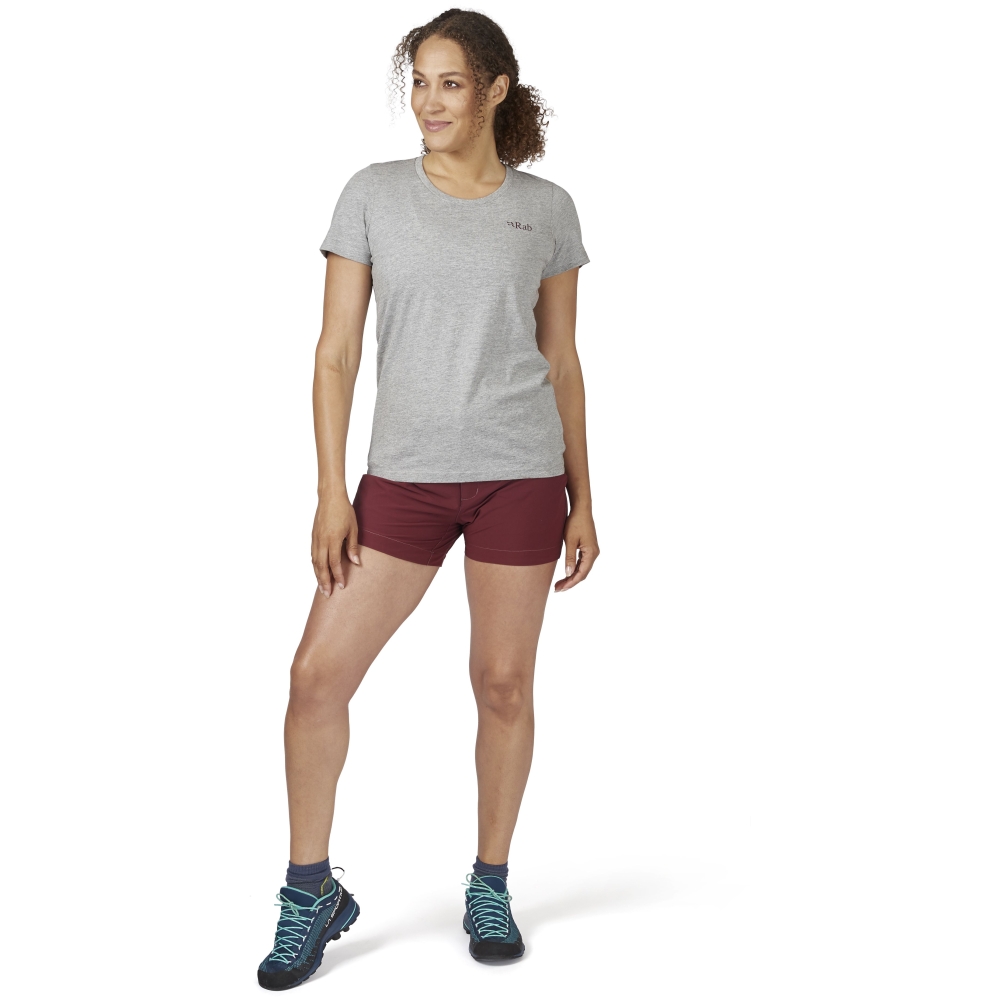 Rab Capstone Shorts 4 Inch Women's Deep Heather QFU-97-DEH broeken online bestellen bij Kathmandu Outdoor & Travel